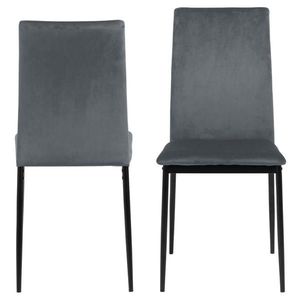 Jedálenská stolička Demina sivá vyobraziť
