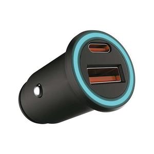Nabíjačka do auta Power Delivery 20W 12-24V/3A USB/C čierna 7744 vyobraziť