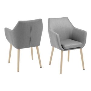 Jedálenské kreslo Nora III svetlo sivé vyobraziť