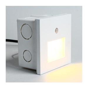 Emithor - LED Schodiskové svietidlo so senzorom SUNNY LED/1W/230V biela vyobraziť
