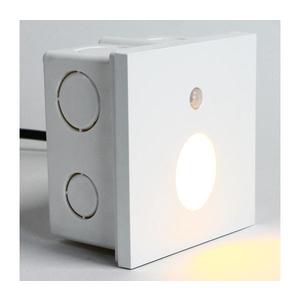 Emithor - LED Schodiskové svietidlo so senzorom OLIVE LED/1W/230V biela vyobraziť
