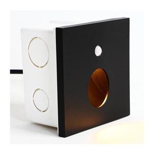 Emithor - LED Schodiskové svietidlo so senzorom OLIVE LED/1W/230V čierna vyobraziť