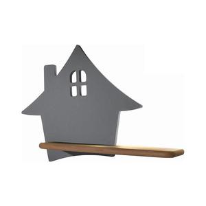 LED Detské nástenné svietidlo s poličkou HOUSE LED/4W/230V šedá/drevo 21-84842 vyobraziť