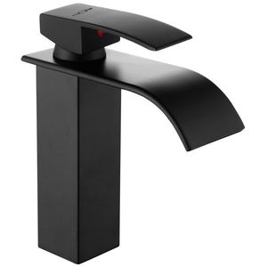 Jednopáková umývadlová batéria MEXEN ARES čierna vyobraziť