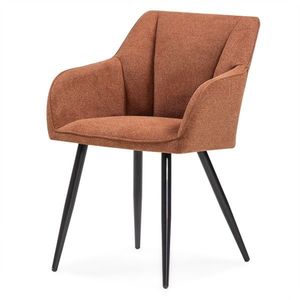 Jídelní křeslo Berisso měděné/černé vyobraziť