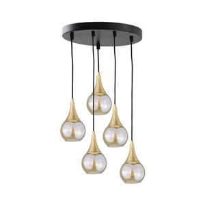 Keter Lighting Luster na lanku LACRIMA HONEY 5xE27/60W/230V pr. 45 cm 2146 vyobraziť
