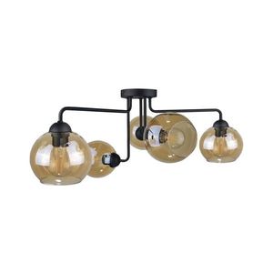 Keter Lighting Prisadený luster MONDE BLACK 5xE27/60W/230V 1985 vyobraziť