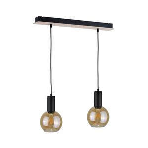 Keter Lighting Luster na lanku JANTAR WOOD 2xE27/60W/230V 2025 vyobraziť