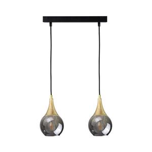 Keter Lighting Luster na lanku LACRIMA SMOKY 2xE27/60W/230V 2130 vyobraziť