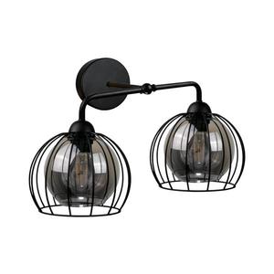 Keter Lighting Nástenné svietidlo SOLO BLACK 2xE27/60W/230V 1478 vyobraziť