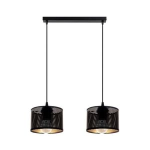 HEXE Luster na lanku ALDO 2xE27/60W/230V čierna 0021 vyobraziť