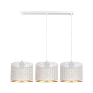 HEXE Luster na lanku ALDO 3xE27/60W/230V biela 0033 vyobraziť