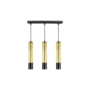 HEXE Luster na lanku PRESCOT 3xGU10/40W/230V zlatá 0045 vyobraziť