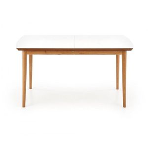 Jídelní rozkládací stůl Bare 90/190 cm bílý vyobraziť