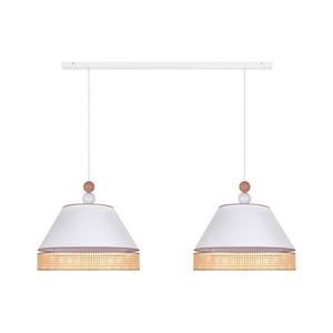 - Luster na lanku AVIGNON 2xE27/15W/230V biela/ratan 602105 vyobraziť