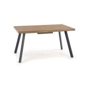 Jídelní rozkládací stůl Berlin 140/180 cm ořech/černý vyobraziť