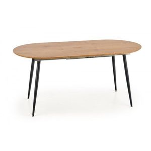 Jídelní rozkládací stůl Colledo 120/160 cm dub Craft zlatý vyobraziť