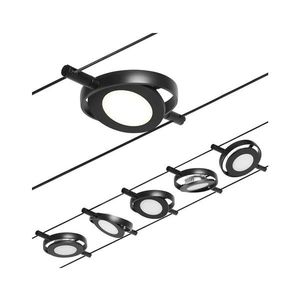 Paulmann 94418 - SADA 5xLED/4, 5W Bodové svietidlo ROUNDMAC 230V čierna 94418 vyobraziť