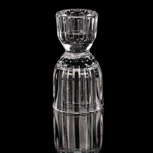 Svietnik sklenený 10 cm na kónickú sviečku, číra vyobraziť