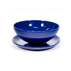 Keramická odkvapkávacia súprava tmavomodrá vyobraziť