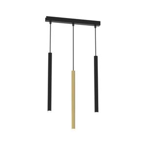 Luster na lanku MONZA 3xG9/8W/230V čierna/zlatá MLP8841 vyobraziť