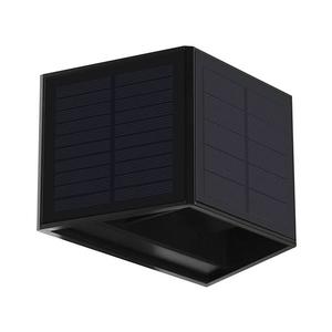 LED Solárne nástenné svietidlo WINGS LED/2W/1300 mAh 3, 7V 6000K IP54 čierna EKO9098 vyobraziť