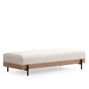 Taburetka Eti Oak Pouffe White vyobraziť