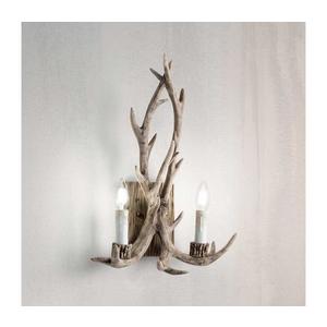 Ideal Lux - Nástenné svietidlo CHALET 2xE14/40W/230V parožie 115511 vyobraziť