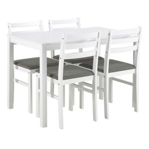 Jídelní set Alicante šedý/bílý vyobraziť