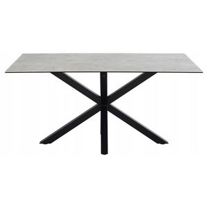 Jídelní stůl Heaven 160 cm šedý/černý vyobraziť