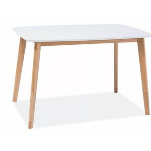 Moderní stůl přírodní dřevo vyobraziť