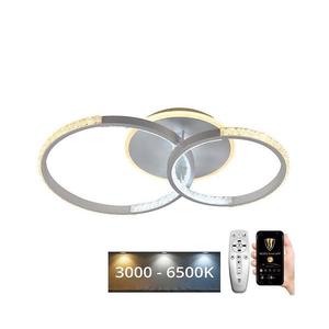 LED Stmievateľný prisadený luster LED/55W/230V 3000-6500K + DO J3302/W vyobraziť