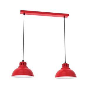 Luster na lanku SVEN 2xE27/15W/230V červená 9226 vyobraziť