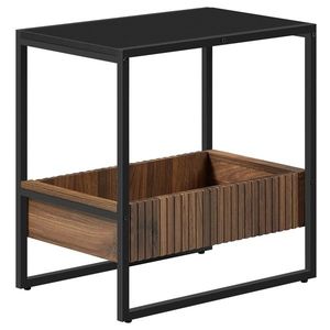 Odkladací stolík E1082 BK, čierny vyobraziť