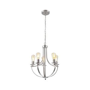 Luster na reťazi GINA 5xE27/60W/230V chróm LM-5.173/SATYNA vyobraziť