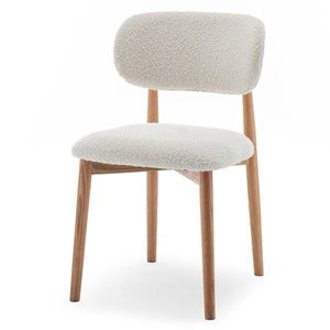 Jídelní židle Amalfi bouclé ecru/dub přírodní olejovaný vyobraziť