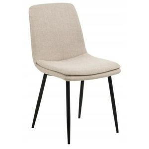 Jídelní židle Becca béžová/černá vyobraziť