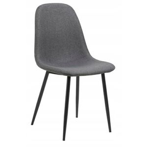 Jídelní židle Celia šedá/černá vyobraziť