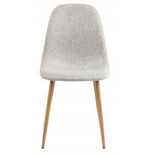 Jídelní židle Celia světle šedá/dub vyobraziť