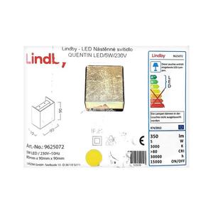 Lindby - LED Nástenné svietidlo QUENTIN LED/5W/230V 9625072 vyobraziť