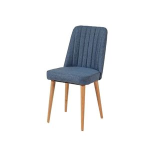 Jedálenská stolička Vina Dark Blue and Atlantic Pine vyobraziť