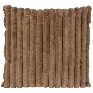 Vankúšik Stripes hnědá, 45 x 45 cm vyobraziť