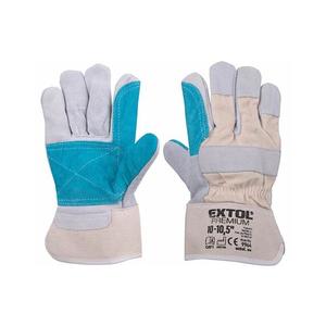 Extol Premium - Pracovné rukavice veľkosť 10"-10, 5" biela/modrá 9964 vyobraziť