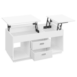 Konferenčný stolík E1021 WT, biely vyobraziť