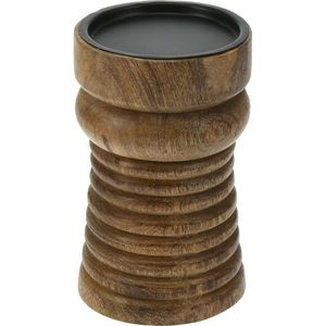 Svietnik z mangového dreva S, 10 x 16 cm, S vyobraziť