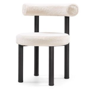 Jídelní židle PEDRO ecru/černá vyobraziť