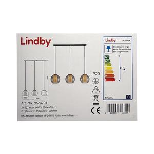Lindby - Luster na lanku YELA 3xE27/60W/230V 4251096566529 vyobraziť