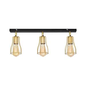 Bodové svietidlo TUBE 3xE27/15W/230V zlatá/čierna R-L 1924/3K BK+GO MAT vyobraziť