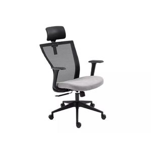 Kancelářská židle Pluto černá/šedá vyobraziť
