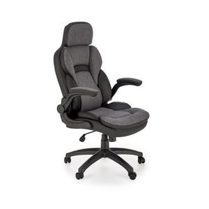 Kancelářská židle Valerio eko kůže černá/šedá vyobraziť